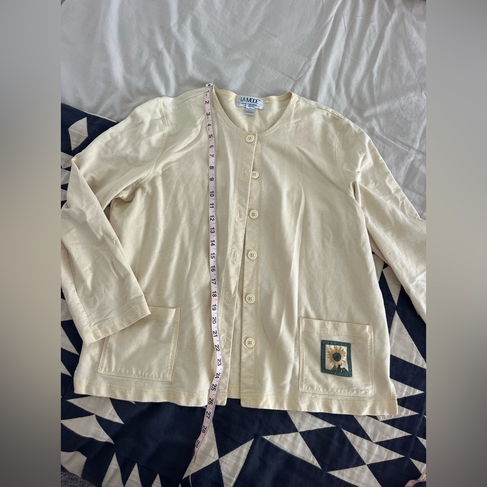 JAMES Pale Yellow Cardigan Sweater for Women
